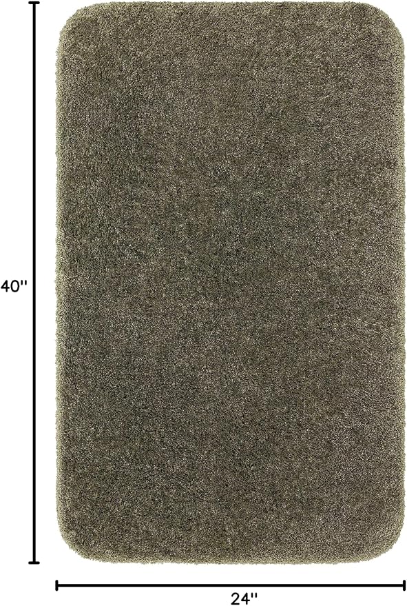 Mohawk Home Goliath Machine Washable Bath Mat 24" x 40" Ivy Green