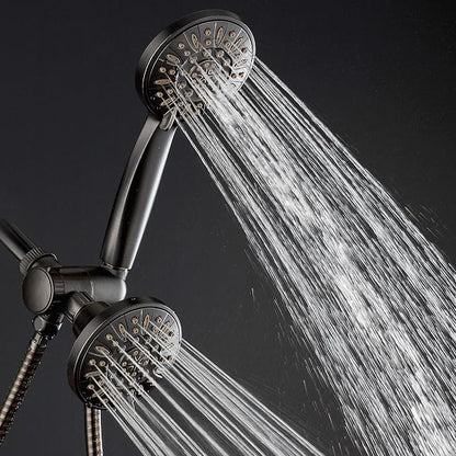 AquaDance Oil Rubbed Bronze Premium High Pressure 48 3-Way Combo for The Best of Both Worlds – Enjoy Luxurious Rain Head and 6-Setting Hand Held Shower Separately or Together | Enjoy Two 6-Setting Rain & Hand Showerheads Separately or Together for the ...