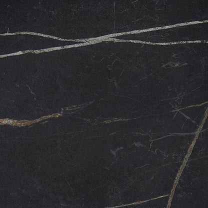 Daltile Perpetuo 24" x 24" Marble Look Porcelain Floor Tile in Matte Infinite Black for Kitchen, Bathroom, Living Room Floors | (4 PC Per Carton) (15.2 SQFT Per Carton)