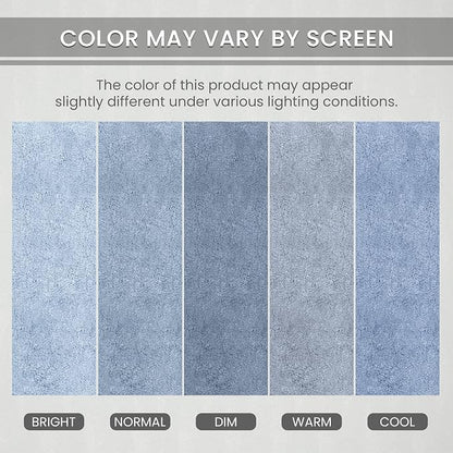 Home Weavers Allure Collection 100% Cotton Tufted Bathroom Rug, Soft and Absorbent Bath Rugs, Non-Slip Bath Carpet, Machine Wash Dry Bath Mats for Bathroom Floor, 21"x54" Runner, Blue