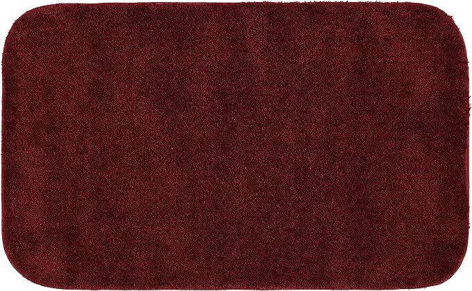 Garland Rug Traditional Nylon Washable Chili Pepper Red 24" X 40" Bath Rug - Soft, Absorbent, and Stylish for Your Bathroom