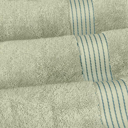 Elegant Comfort Premium Turkish Cotton 2 Pack Bath Towel Set - 27 x 54 inch, Luxurious Hotel Spa Quality 100% Turkish Cotton 2PC Bath Towel Set - Highly Absorbent - Soft Bathroom Towels, Mint Green