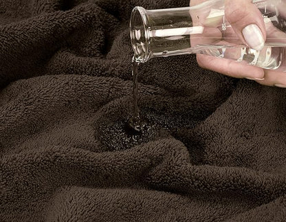 American Soft Linen 35x70 Jumbo Large Bath Towel, 600 GSM 100% Cotton Turkish Bath Sheet, Oversized Luxury Bath Towel for Bathroom Beach and Pool, Brown