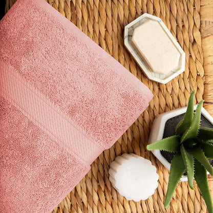 Superior Egyptian Cotton Ultra Plush & Absorbent, 10 Piece Set, Tea Rose | Quick Dry, Soft Luxury Towel Set, Bath Essentials, Guest Bath, Spa, 2 Bath, 4 Hand, 4 Face Towels, Madeline Towels