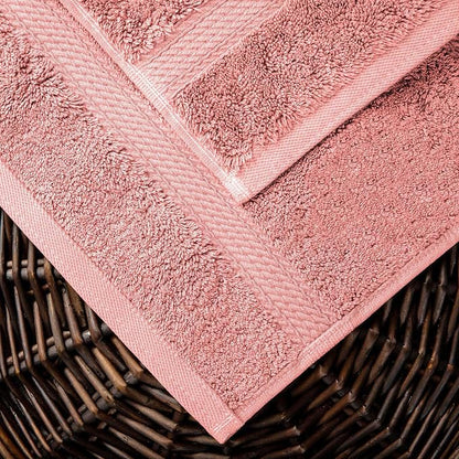 Superior Egyptian Cotton Ultra Plush & Absorbent, 10 Piece Set, Tea Rose | Quick Dry, Soft Luxury Towel Set, Bath Essentials, Guest Bath, Spa, 2 Bath, 4 Hand, 4 Face Towels, Madeline Towels