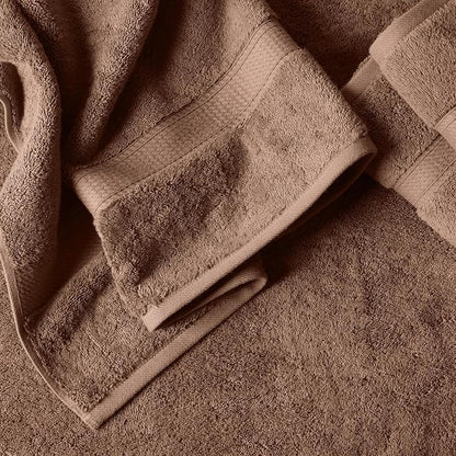 Superior Egyptian Cotton Plush & Absorbent, Bath Towel Set of 4, Chocolate | Quick Dry, Soft Luxury Towel Set, Bath Essentials for Bathroom, Guest Bath, Spa, 4 Piece Bath, Madeline Towels
