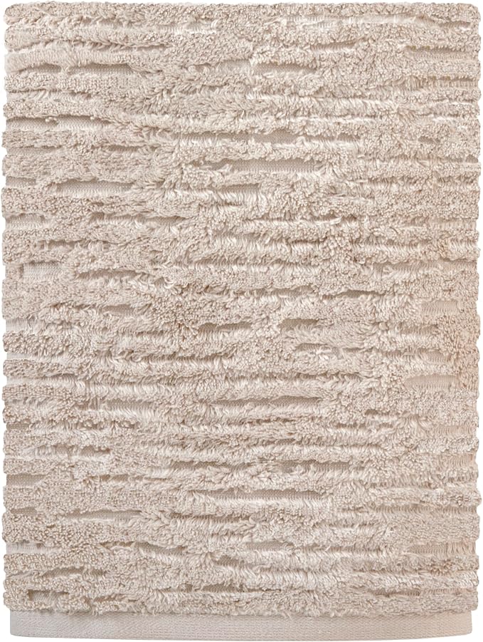 SKL Home CloudSoft Bath Towel, 100% Cotton Luxury, Oatmeal | Premium spa-level quality. 600 GSM weight. Ultra plush & absorbent.