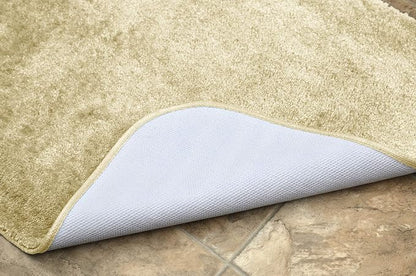 Garland Rug Traditional Plush Washable Nylon Rug, 30-Inch by 50-Inch, Linen (Pack of 4)