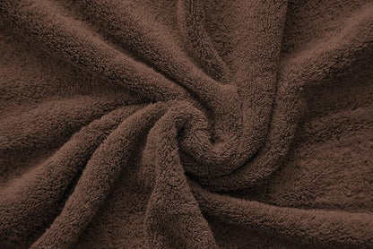 American Veteran Towel, 100% Cotton Turkish 6 Piece Towel Set, Luxury Towels Set of 6 for Bathroom Essentials, 2 Bath Towels 2 Hand Towels 2 Washcloths, Brown