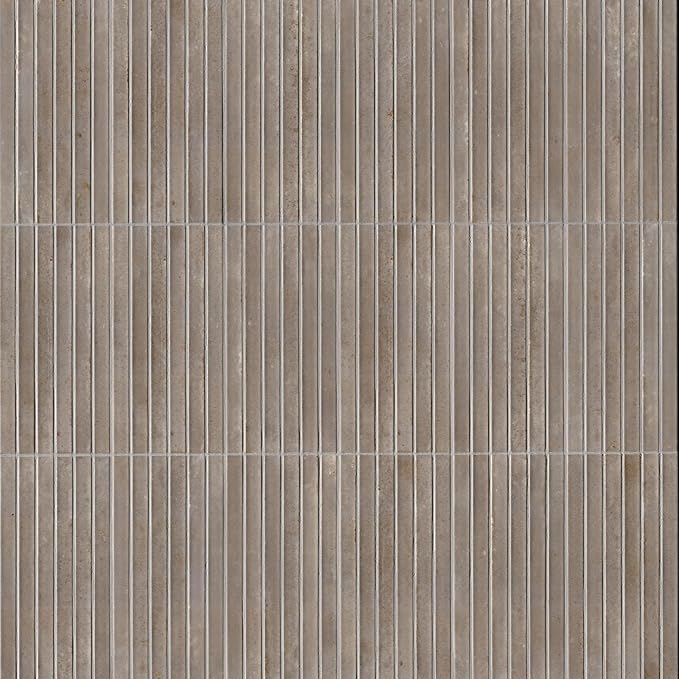 MSI Marino Silken Fog Glossy Porcelain Fluted Wall Tile for Bathroom, Kitchen Backsplash, Accent Wall Tile, and Shower Wall Tile, Sample Tile