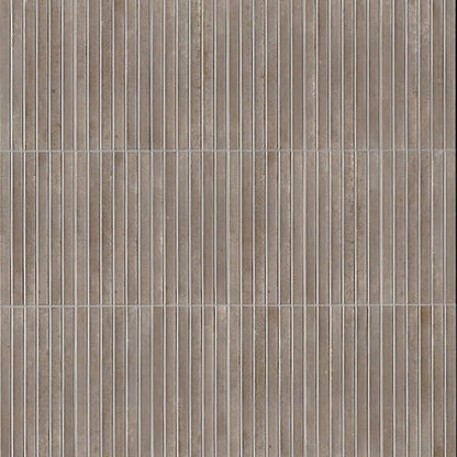 MSI Marino Silken Fog Glossy Porcelain Fluted Wall Tile for Bathroom, Kitchen Backsplash, Accent Wall Tile, and Shower Wall Tile, Sample Tile