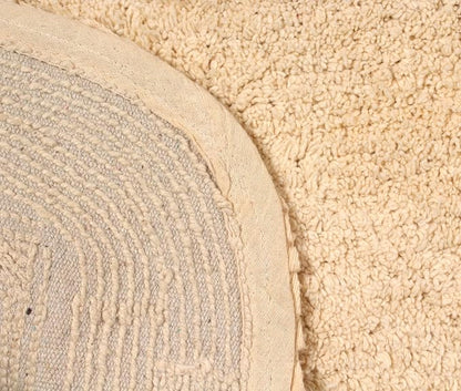 Home Weavers Radiant Collection 100% Cotton Bathroom Rugs Set, Machine Washable Rug, Extra Soft and Absorbent Bath Rug, Kitchen Mat, Bath Mat Set, Bath Floor Mat Non Slip, 24"x40" Rectangle, Linen