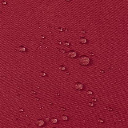 N&Y HOME Fabric Shower Curtain or Liner with Magnets, Red | Hotel Quality, Washable, Water Repellent, Cloth Shower Curtain with Grommets for Bathroom, Standard Size