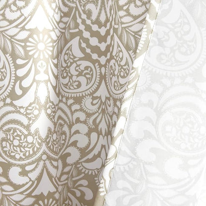 Lush Decor Boho Medallion Shower Curtain Single 72" W x 72" L Neutral - Boho Shower Curtains for Bathroom Decor - Beige Bathroom Curtain