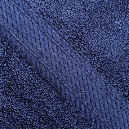 Superior Egyptian Cotton 800 GSM Plush & Absorbent, 9 Piece Set, Navy Blue | Quick Dry, Soft Luxury Towel Set, Bath Essentials, Guest Bath, Spa, 3 Bath, 3 Hand, 3 Face Towel, Madeline Towels
