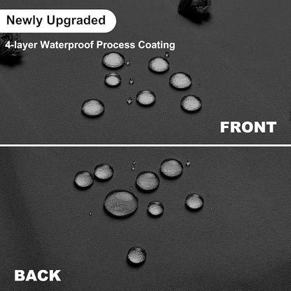 LilyCat Boho Tufted Floral Shower Curtain with Tassel, Black, 72" x 72" | Waterproof Boho Fabric Shower Curtain Set with Hooks, Cute Rustic Vintage Bathroom Décor, Minimalist Cloth Bathroom Curtain