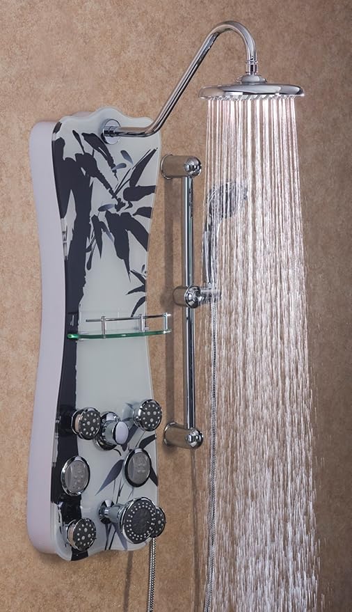 1101 Colonial Shower Spa, Black Bamboo