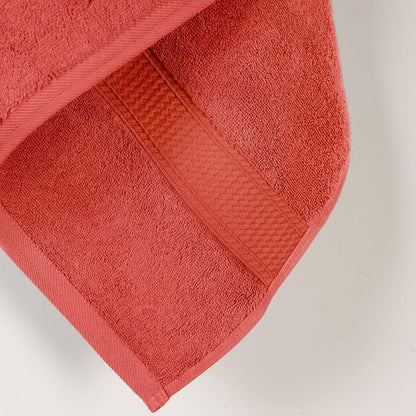 Superior Egyptian Cotton Plush & Absorbent, Bath Towel Set of 2, Coral | Quick Dry, Soft Luxury Towel Set, Bath Essentials for Bathroom, Guest Bath, Spa, 2 Piece Bath, Madeline Towels