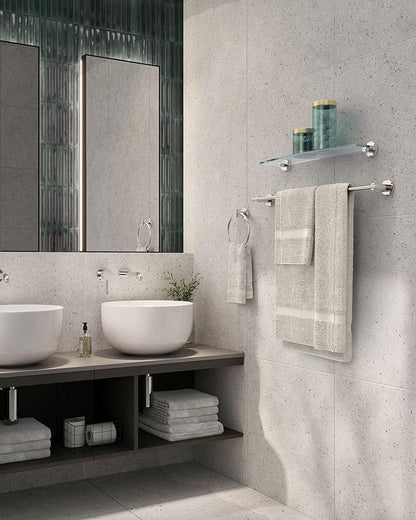 Gatco 5475 Locke Single Robe Hook, Wall Mounted Hook for Bathroom Towels & Robes, Polished Nickel