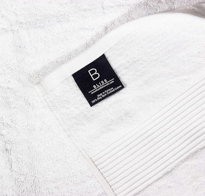 Luxury Oversized Bath Towels | 650 GSM, 34" x 56" | Hotel Quality, Soft & Highly Absorbent | Quick Dry, Thick, Combed Cotton Bathroom Towels | White - 4 Pack