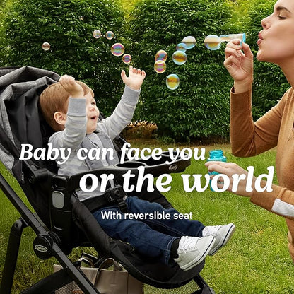 Graco Modes Element LX Travel System, 3-in-1 Modular Carseat Stroller Combo, Infant Car Seat Carrier to Toddler Stroller, Includes the SnugRide Lite LX Car Seat, Redmond