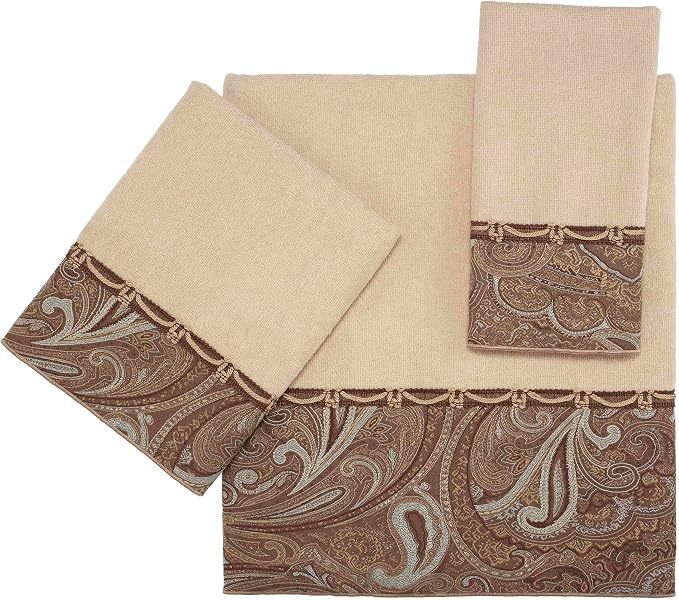 Avanti Linens Bradford Bath Towel, Linen,17891