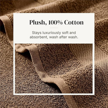 Modern Threads Pax 6-Piece Reversible Yarn Dyed Jacquard Towel Set - Bath Towels, Hand Towels, & Washcloths - Super Absorbent & Quick Dry - 100% Combed Cotton, Mustard
