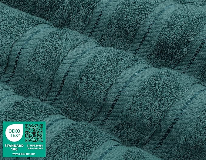 American Soft Linen 35x70 Jumbo Large Bath Towel, 600 GSM 100% Cotton Turkish Bath Sheet, Oversized Luxury Bath Towel for Bathroom Beach and Pool, Teal