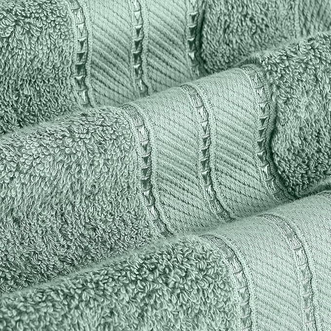 Modern Threads 4-Pack SpunLoft Bath Sheet White 35x70