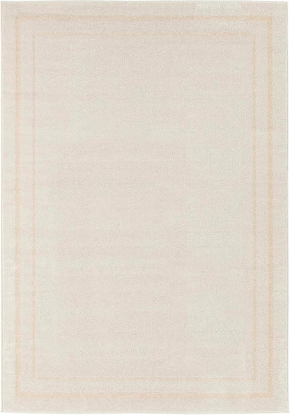 Nourison Home Nourison Essentials Ivory Gold 4' x 6' Area Rug - Easy Clean, Non Shedding, Bed Room, Living Room, Dining Room, Kitchen (4' x 6')