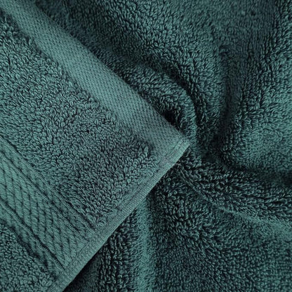 SUPERIOR Egyptian Cotton Ultra Plush & Absorbent, 8 Piece Set, Teal | Quick Dry, Soft Luxury Towel Set, Bath Essentials, Guest Bath, Spa, 2 Bath, 2 Hand, 4 Face Towels, Madeline Towels