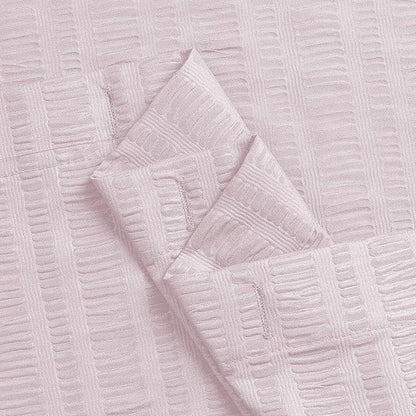Aiyufeng Moga Pink Shower Curtain, Pink Bathroom Curtain with Textured, Embossed Fabric Shower Curtain, Hotel Quality Bathroom Shower Curtains, 72 x 72 Inches