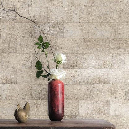 Art3d 102-Pack Peel and Stick Backsplash, Stick on Subway Tile, Stone Beige | 3 x 6 in, PVC, Self Adhesive, Waterproof, Traceless Peel, Modular Splicing, Ideal for Vanities, Bathrooms