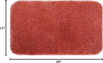 Mohawk Home Goliath Machine Washable Bath Mat 17" x 24" Cinnamon