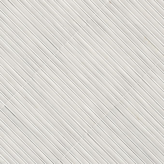 MSI Marino Artic Pearl 5 in. x 10 in. Glossy Porcelain Fluted Wall Tile for Bathroom, Kitchen Backsplash, Accent Wall Tile, and Shower Wall Tile