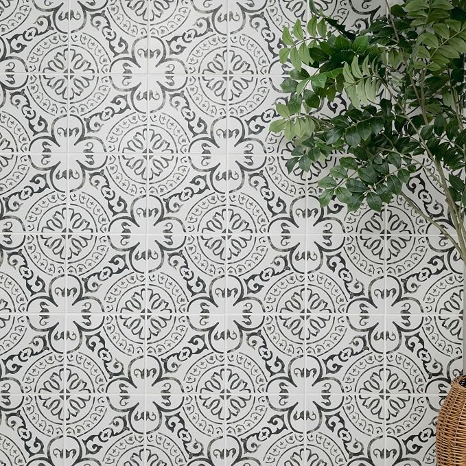 MSI La Paloma Encaustic Glazed Porcelain Floor Wall Tile Sample Flooring