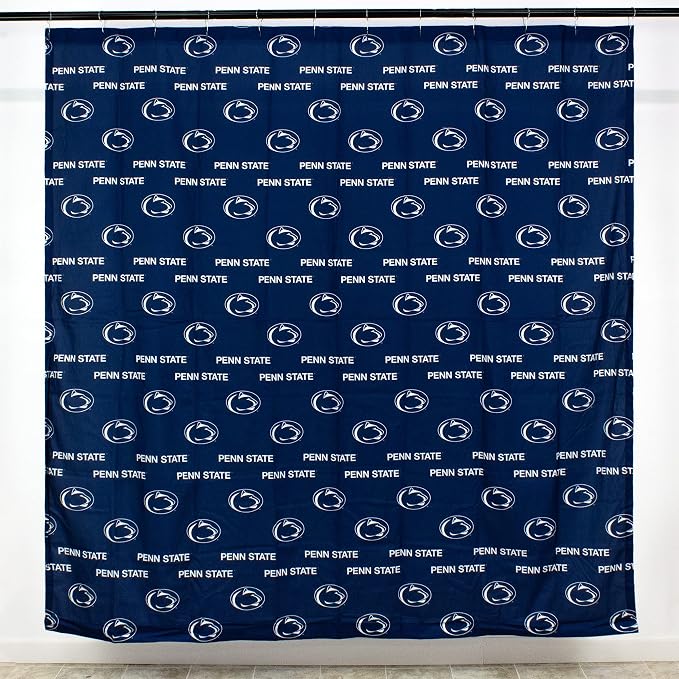 Everything Comfy Penn State Nittany Lions Bright and Colorful Shower Curtain Cover 70" x 72"