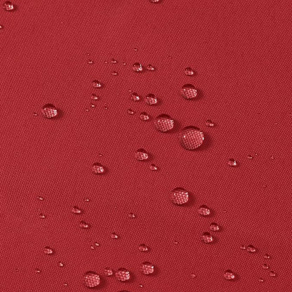 N&Y HOME Fabric Shower Curtain or Liner with Magnets - Hotel Quality Red Shower Curtain for Bathroom, Machine Washable, Water Repellent - Red, 72x72