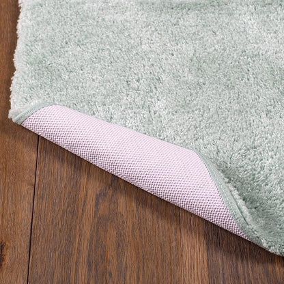 Mohawk Home Goliath Machine Washable Bath Mat 20" x 34" Sea Mist