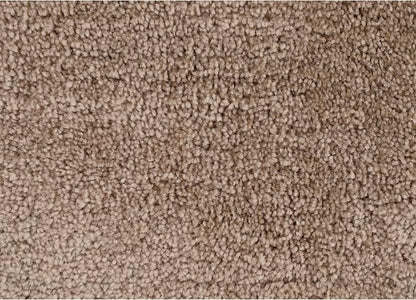 Garland Rug Traditional 30 in. x 50 in. Plush Nylon Washable Bath Rug Taupe