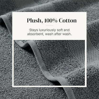 Modern Threads Pax 6-Piece Reversible Yarn Dyed Jacquard Towel Set - Bath Towels, Hand Towels, & Washcloths - Super Absorbent & Quick Dry - 100% Combed Cotton, Ivy