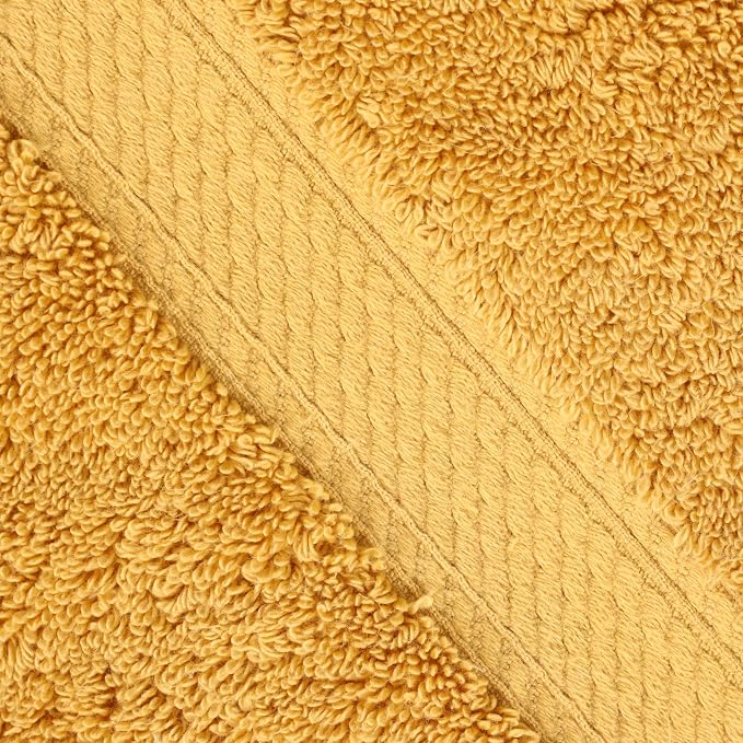 Superior Egyptian Cotton Ultra Plush & Absorbent, 10 Piece Set, Gold | Quick Dry, Soft Luxury Towel Set, Bath Essentials, Guest Bath, Spa, 2 Bath, 4 Hand, 4 Face Towels, Madeline Towels