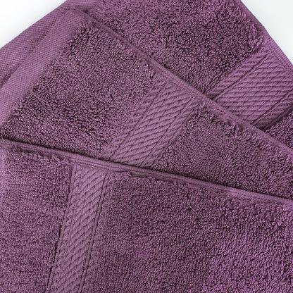 SUPERIOR Egyptian Cotton Pile Heavyweight Bath Sheet, 2 Piece Set, Plum | Highly Absorbent, Ultra Soft Luxury 800 GSM Towel Set for Bathroom, Shower, Hotel Essentials Oversize Plush Madeline Towels