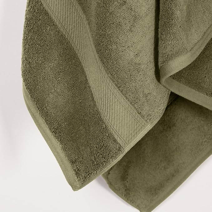 SUPERIOR Egyptian Cotton Plush & Absorbent, Bath Towel Set of 2, | Quick Dry, Soft Luxury Towel Set, Bath Essentials for Bathroom, Guest Bath, Spa, 2 Piece Bath, Madeline Towels