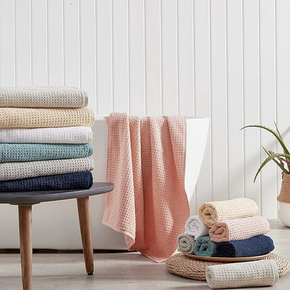 Tommy Bahama - Bath Towels, Highly Absorbent & Soft Bathroom Essentials, Low Linting & Fade Resistant, Oeko-Tex Certified (Northern Pacific Sun Yellow, 6-Piece)