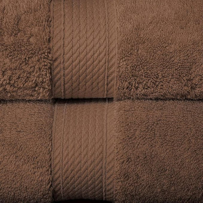Superior Egyptian Cotton Ultra Plush & Absorbent, 10 Piece Set, Chocolate | Quick Dry, Soft Luxury Towel Set, Bath Essentials, Guest Bath, Spa, 2 Bath, 4 Hand, 4 Face Towels, Madeline Towels