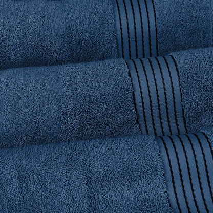 Elegant Comfort Premium Super Soft Highly Absorbent 1 Piece Oversized Bath Sheet - 40" x 80" inch, Luxurious Hotel Spa Quality 100% Turkish Cotton Extra Large Bath Towels for Adults, Navy Blue