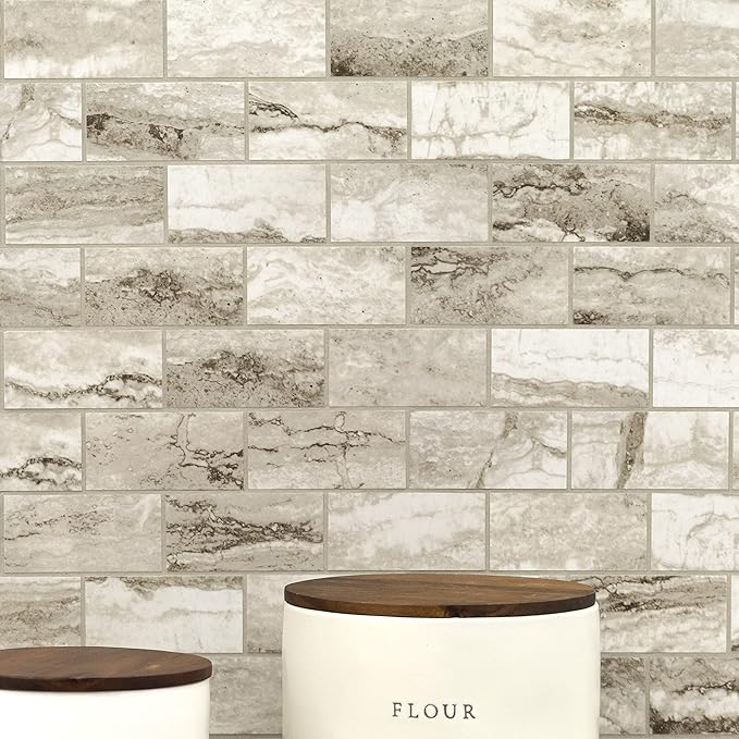 MSI Pietra Bernini Camo Polished Porcelain Subway Tile for Kitchen Backsplash, Wall Tile for Bathroom, Accent Wall Tile, Shower Wall Tile, Sample