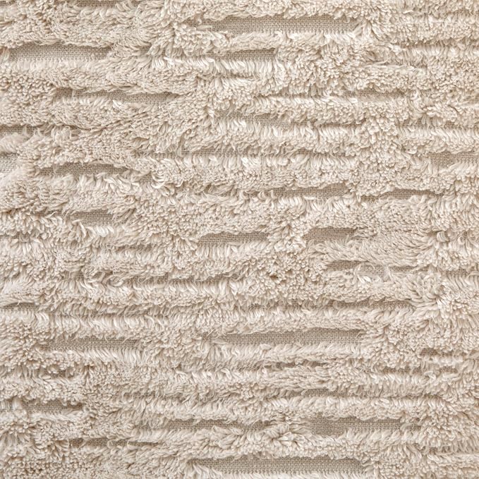 SKL Home CloudSoft 100% Cotton Luxury 4-Piece Bath Towel Set, Oatmeal | Premium spa-level quality. 600 GSM weight. Ultra plush & absorbent.