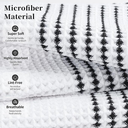 MICROFI New Microfiber Waffle Bath Towels, 2 Pieces, Soft, Absorbent, Fast Drying, Lint Free 430 GSM (30''x60''/76cm x 152cm)